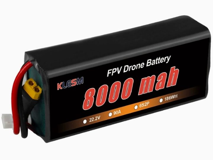 KLESM 7/10inch FPV battery航模锂电池8000mAh22.2v无人机电池 产品图片 1